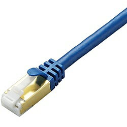 【在庫目安:あり】ELECOM LD-TWST/BM30 LANケーブル/ CAT7対応/ 爪折れ防止/ 3m/ メタリックブルー