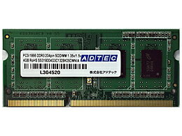 Mac用 DDR3L-1866 204pin SO-DIMM 4GBMAC用 DDR3L-1866 SODIMM 4GB 1.35V詳細スペックメモリタイプDDR3LSO-DIMM容量4096MB容量内容4GB本体サイズ(H)30mm本体サイズ(W)133mm本体サイズ(D)2mm本体重量18g