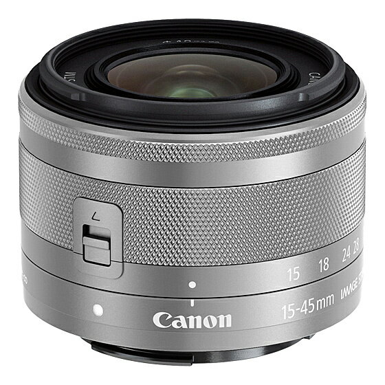 楽天PC＆家電《CaravanYU 楽天市場店》【送料無料】Canon 0597C001 EF-M15-45mm F3.5-6.3 IS STM （シルバー）【在庫目安:お取り寄せ】| カメラ ズームレンズ 交換レンズ レンズ ズーム 交換 マウント