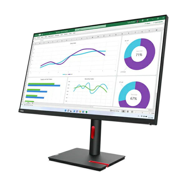 【送料無料】レノボ・ジャパン 63D3GAR1JP ThinkVision T32h-30 （31.5型/ 2560×1440/ DisplayPort x1、HDMI x1、USB Type-C x1/ 黒/ スピーカーなし）【在庫目安:お取り寄せ】