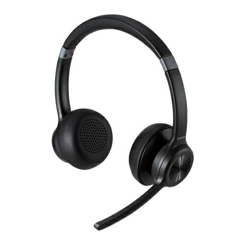 【送料無料】ELECOM LBT-HSOH20BK Bluetooth対応ヘッドセット/ ノイズリダクションマイク機能付き/ ブラック【在庫目安:僅少】