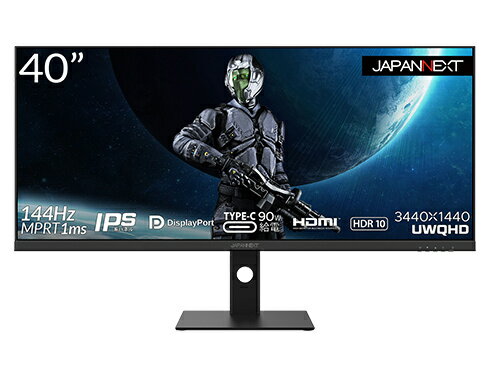 【在庫目安:あり】【送料無料】JAPANNEXT JN-IPS40UWQHDR144 ゲーミング液晶ディスプレイ 40型/ 3440×1..