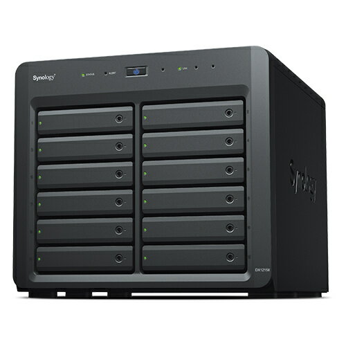 【送料無料】Synology DiskExpansionユニット DX1215II 12ベイ拡張オプション【在庫目安:お取り寄せ】| パソコン周辺機器 ネットワークストレージ ネットワーク ストレージ オプション 増設 交換