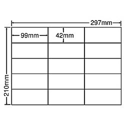 【送料無料】東洋印刷 C15GF シートカットラベル A4版 15面付(1ケース500シート)【在庫目安:お取り寄せ】| ラベル シール シート シール印刷 プリンタ 自作