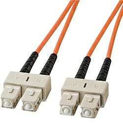 【送料無料】サンワサプライ HKB-SCSC6-30L 光ファイバケーブル（SC・SCコネクタ、30m）【在庫目安:お取り寄せ】