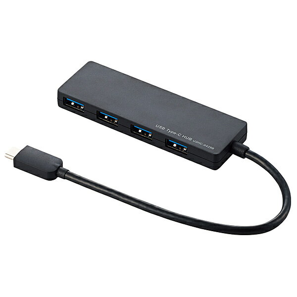 ELECOM U3HC-A429BBK USB3.1(Gen1)HUB/ Type-C/ A