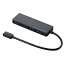 ELECOM U3HC-A429BBK USB3.1(Gen1)HUB/ Type-C/ A᥹4ݡ/ Хѥ/ 15cm֥/ ֥åں߸ܰ:Ͼ