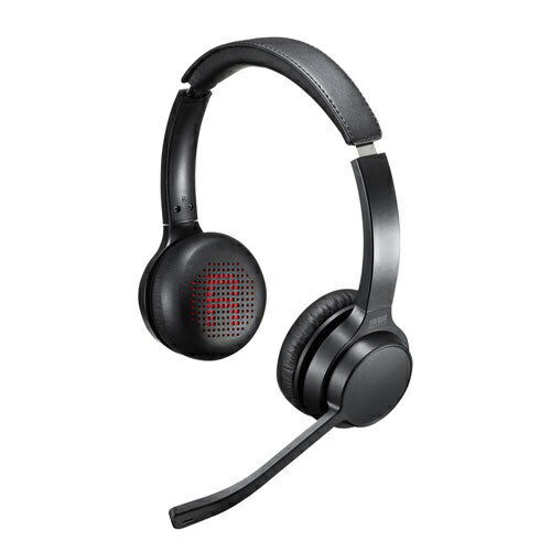 【送料無料】サンワサプライ MM-BTSH62BK Bluetoothヘッドセット（両耳タイプ・単一指向性）【在庫目安:お取り寄せ】