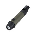 【送料無料】ELECOM DE-KD03OV 乾電池式懐中電灯/ 防災救助笛/ 単4電池1本付属/ ネックストラップ付属/ オリーブ【在庫目安:お取り寄せ】| 家電 懐中電灯 ライト アウトドア 防災 非常時 ポケットライト 夜釣り 肝試し レジャー