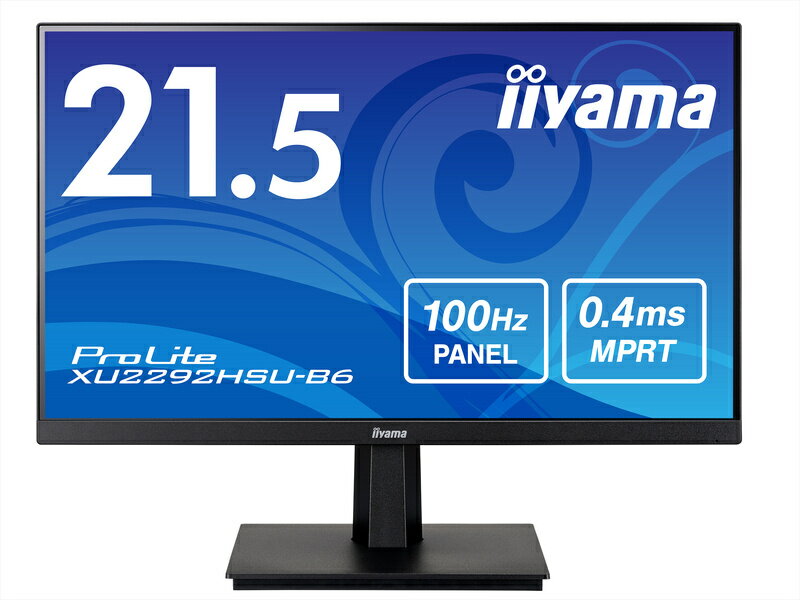 【在庫目安:あり】【送料無料】iiyama XU2292HSU-B6 液晶ディスプレイ 21.5型/ 1920×1080/ HDMI、DisplayPort/ ブラック/ スピーカー：あり/ IPS方式パネル