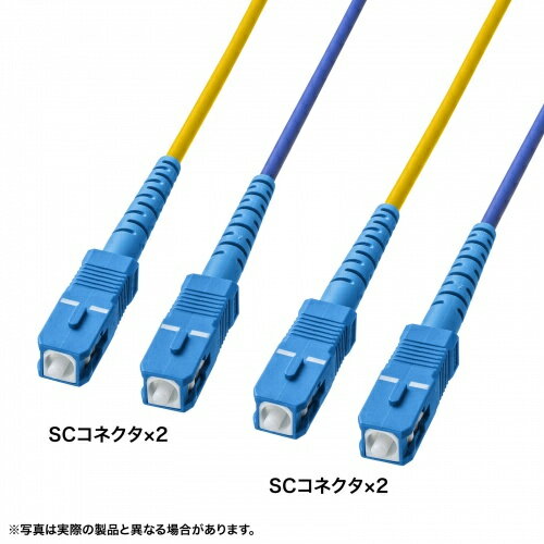 【送料無料】サンワサプライ HKB-WRB2M3SCSC-30 防水ロバスト光ファイバケーブル（マルチ50μmOM3、2芯、両端SC×2、30m）【在庫目安:お取り寄せ】