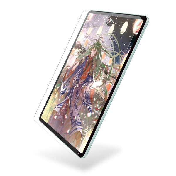 【送料無料】ELECOM TB-A24XFLGAPLL 13インチiPad Air(M2)ガラスフィルム/ 紙心地/ 反射防止/ ケント紙タイプ/ ガイドフレーム付【在庫目安:お取り寄せ】