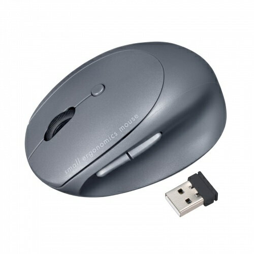 【送料無料】サンワサプライ MA-EWBBS522BK 静音ワイヤレス コンボ 小型エルゴノミクスマウス(充電式・5ボタン・ブラック)【在庫目安:お取り寄せ】 【送料無料】サンワサプライ MA-EWBBS522BK 静音ワイヤレス コンボ 小型エルゴノミクスマウス(充電式・5ボタン・ブラック)【在庫目安:お取り寄せ】