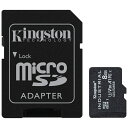 8GB microSDHC UHS-I Class 10 産業グレード温度対応カード + SDアダプタ付属 Kingston の「産業用動作温度対応 microSD UHS-I」は、-40℃85℃の広範囲温度で動作が可能で、砂漠地帯の高温から氷点下の低温まで、過酷な環境に適しています。カードの接続端子は耐久性が高く、頻繁にホストデバイスへ抜き差しするような用途に最適です。Kingstonは、製造前や新しいビルドの認証時に、これらのカードを徹底的にテストしています。したがって、保存した写真、ビデオ、その他の大切なファイルは確実に保護されます。