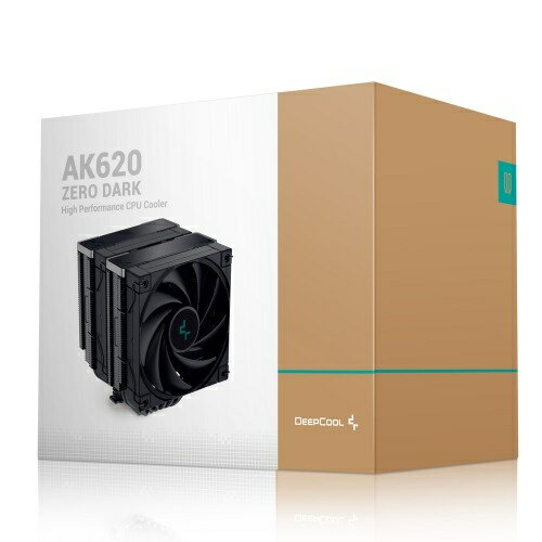 楽天PC＆家電《CaravanYU 楽天市場店》【送料無料】Deepcool R-AK620-BKNNMT-G-1 空冷CPU FAN （AK620 ZERO DARK） /Intel LGA2066/ 2011-v3/ 2011/ 1700/ 1200/ 1151/ 1150/ 1155 /AMD AM5/ AM4 ソケット対応【在庫目安:お取り寄せ】