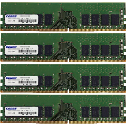 【送料無料】アドテック ADS2133D-E4GSB4 DDR4-2133 UDIMM ECC 4GB×4枚 1Rx8【在庫目安:お取り寄せ】 【送料無料】アドテック ADS2133D-E4GSB4 DDR4-2133 UDIMM ECC 4GB×4枚 1Rx8【在庫目安:お取り寄せ】