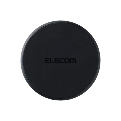【送料無料】ELECOM W-QA28BK Qi規格対応ワイヤレス充電器/ 12W/ EPP規格対応/ 卓上/ ケーブル付属/ 1m/ ブラック【在庫目安:僅少】