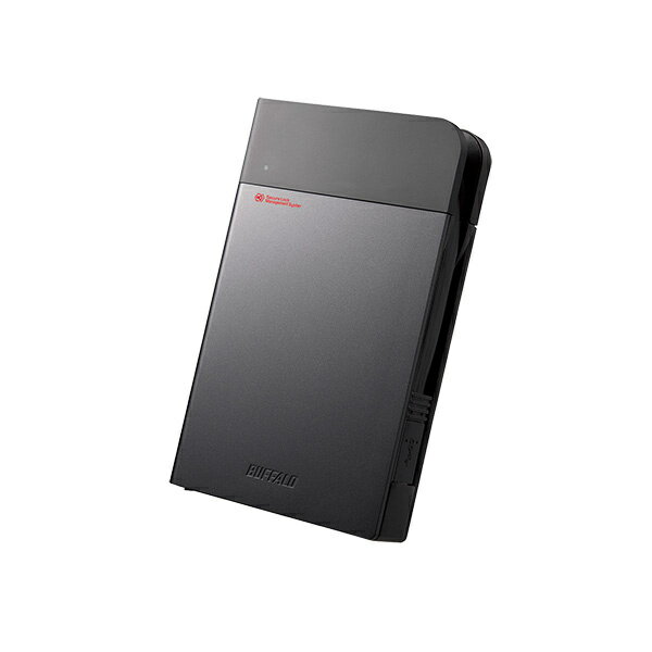 バッファロー SSDS-PZ2.0U3 法人向け HW暗号化ポータブルSSD 2TB| パソコン周辺機器 外付けSSD 外付SSD 外付け 外付 SSD 耐久 省電力 フラッシュディスク フラッシュ