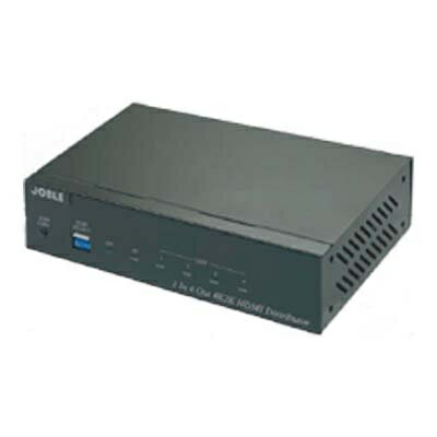 【送料無料】ジョブル HD04-4K6G HDMI信号 1入力4出力分配器(4K 60Hz対応)【在庫目安:お取り寄せ】