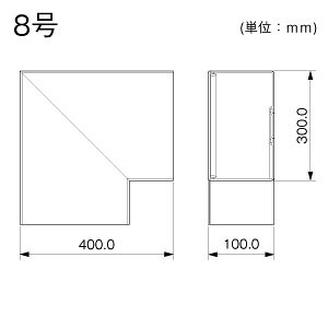 PC&家電《CaravanYU 楽天市場店》の【送料無料】サンテレホン MDM183 平面マガリ 8号 ミルキー【在庫目安:お取り寄せ】| サプライ 配線保護 配線 保護 ケーブル オプション カバー モジュール モール 収納｜アングル2