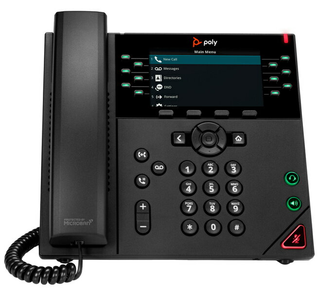 HP 8B1L7AA#AC3 Poly VVX 450 12-Line IP Phone and PoE-enabled-WW