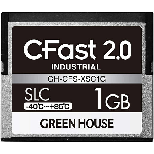 【送料無料】GREEN HOUSE GH-CFS-XSC1G CFast2.0 SLC -40度85度 1GB 3年保証【在庫目安:お取り寄せ】 【送料無料】GREEN HOUSE GH-CFS-XSC1G CFast2.0 SLC -40度85度 1GB 3年保証【在庫目安:お取り寄せ】