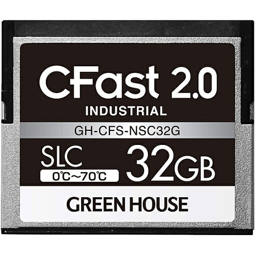 【送料無料】GREEN HOUSE GH-CFS-NSC32G CFast2.0 SLC 0度70度 32GB 3年保証【在庫目安:お取り寄せ】 【送料無料】GREEN HOUSE GH-CFS-NSC32G CFast2.0 SLC 0度70度 32GB 3年保証【在庫目安:お取り寄せ】