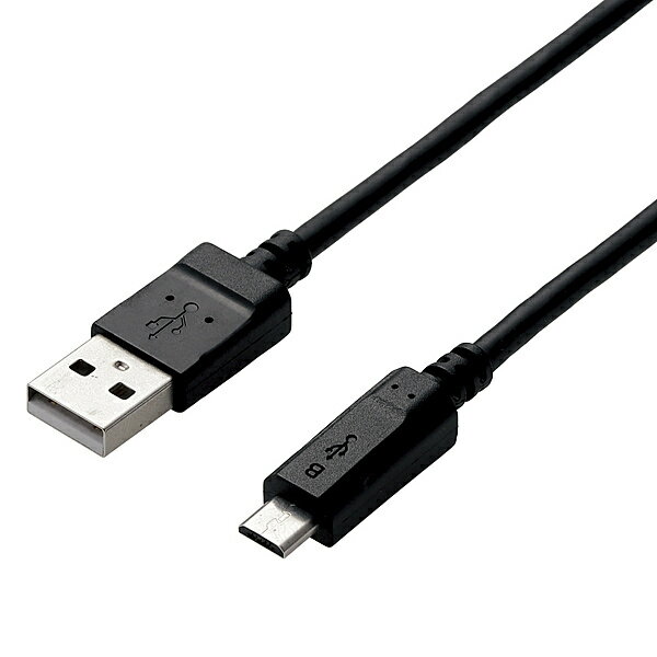 microUSBケーブル/2A出力/スタンダード/通信・充電/1.5m/ブラック ■USB(Aタイプ:メス)のインターフェースを持つ充電器やモバイルバッテリー、パソコンに、USB(MicroBタイプ:メス)のインターフェースを持つスマートフォンなどの機器を接続し、充電やデータ通信ができるmicroUSBケーブルです。 ■電圧降下を最小限に抑える設計で、スマートフォンの充電性能を十分に発揮することができます。 ■高出力可能なAC充電器やモバイルバッテリーと合わせて利用することで、充電時間を大幅に短縮可能です。 ■※スマートフォンが1A以上の電流での充電に対応している必要があります。 ■コネクタ形状:USB(A)オス - USB(Micro-B)オス ■対応機種:USB(A)オス側:USB(A)端子を持つパソコン及び充電器、モバイルバッテリーなど/USB(Micro-B)オス側:USB(Micro-B)端子を持つスマートフォンなど ■ケーブル長:1.5m ■規格:USB2.0規格(HI-SPEEDモード)準拠 ■対応転送速度:480Mbps ■プラグメッキ仕様:金メッキピン ■2重シールド:○ ■カラー:ブラック ■使用目的・用途:USB(A)端子を持つパソコンとUSB(Micro-B)端子を持つスマートフォンなどの機器とのデータ通信および、USB(Micro-B)端子を持つスマートフォンなどの機器の充電 詳細スペック 長さ1.5m 色ブラック 端子USB(A)オス-USB(Micro-B)オス 規格USB2.0規格(HI-SPEEDモード)準拠 用途USB(A)端子を持つパソコンとUSB(Micro-B)端子を持つスマートフォンなどの機器とのデータ通信および、USB(Micro-B)端子を持つスマートフォンなどの機器の充電 備考金メッキピン、2重シールド