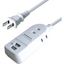 AC充電器タップ 1m 2.4A IC USB2P AC3P WH 詳細スペック 電気用品安全法(本体)適合 電気用品安全法(付属品等)非対象