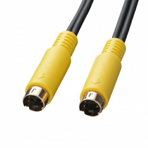 サンワサプライ KM-V7-100K3 S端子ビデオケーブル（10m）【在庫目安:お取り寄せ】