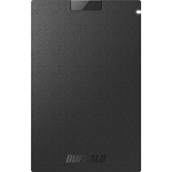 【送料無料】バッファロー SSD-PGVB2.0U3-B 抗ウイルス・抗菌ポータブルSSD USB3.2(Gen1) Type-A 2TB ブラック【在庫目安:僅少】| パソコン周辺機器