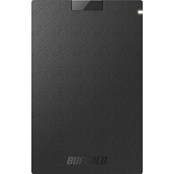 【送料無料】バッファロー SSD-PGVB500U3-B 抗ウイルス・抗菌ポータブルSSD USB3.2(Gen1) Type-A 500GB ブラック【在庫目安:僅少】