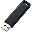 USB2.0メモリ（4GB） スライド式コネクタ（ブラック）