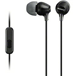 【在庫目安:あり】SONY(VAIO) MDR-EX15AP/B 密閉型インナーイヤーレシーバー ブラック AV機器 カナル型ヘッドホン カナル型ヘッドフォン カナル型 カナル ヘッドフォン ヘッドホン イヤフォン イヤホン テレビ 音楽 ラジオ 音質