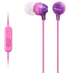 SONY(VAIO) MDR-EX15AP/V 密閉型インナーイヤーレシーバー アクアバイオレット【在庫目安:お取り寄せ】| AV機器 SONY(VAIO) MDR-EX15AP/V 密閉型インナーイヤーレシーバー アクアバイオレット【在庫目安:お取り寄せ】| AV機器