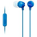 SONY(VAIO) MDR-EX15AP/LI 密閉型インナーイヤーレシーバー ブルー【在庫目安:お取り寄せ】| AV機器