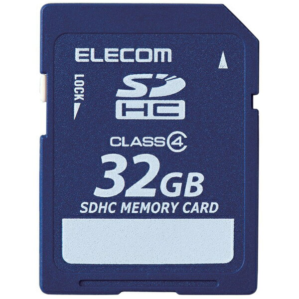 ELECOM MF-FSD032GC4R SDHCカード/ データ復旧サービス付/ Class4/ 32GB【在庫目安:お取り寄せ】