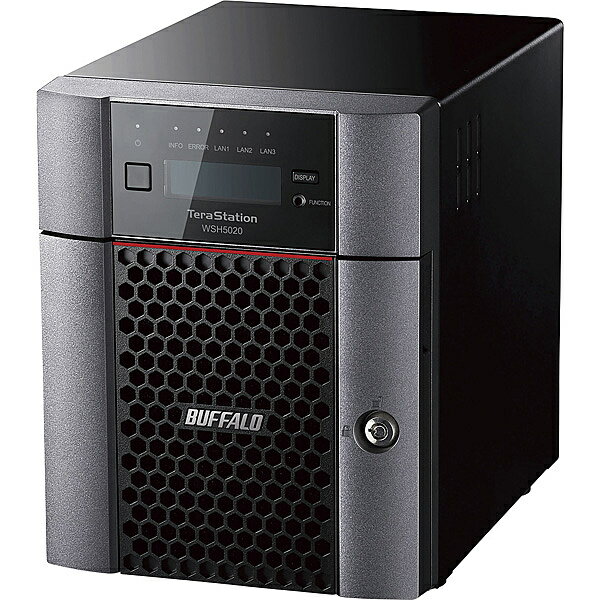 【送料無料】バッファロー WSH5420DN24S9 ハードウェアRAID TeraStation WSH5420DNS9シリーズ 4ベイ デスクトップNAS 24TB Standard【在庫目安:お取り寄せ】| パソコン周辺機器 WindowsNAS Windows Nas RAID 外付け 外付