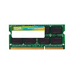 シリコンパワー SP004GBSTU160N02 メモリモジュール 204Pin SO-DIMM DDR3-1600(PC3-12800) 4GB ブリスターパッケージ【在庫目安:お取り寄せ】