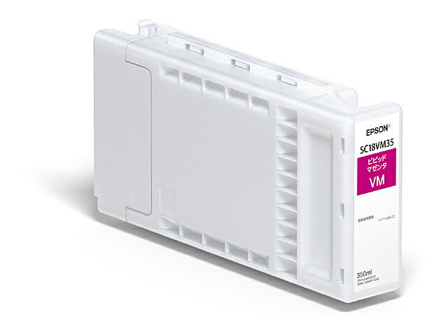 樂天商城 - 【送料無料】EPSON SC18VM35 SureColor用 インクカートリッジ/ 350ml（ビビッドマゼンタ）【在庫目安:お取り寄せ】| 消耗品 インク インクカートリッジ インクタンク 純正 インクジェット プリンタ 交換 新品 マゼンタ