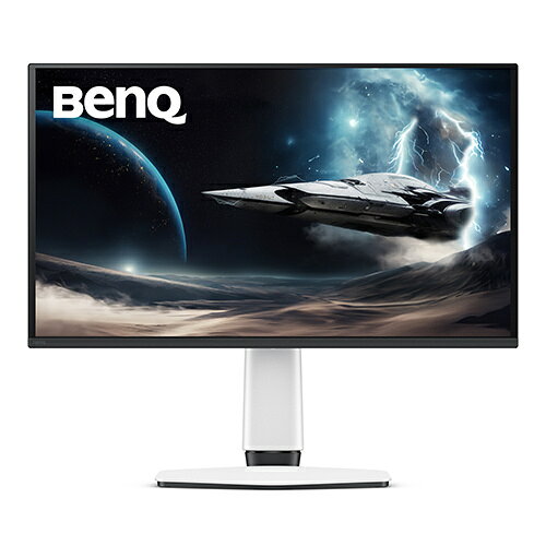 【送料無料】BenQ EX271QMZ ゲーミングモニター 26.5型/ 2560×1440/ HDMI x2、DisplayPort x1、USB Type-C x1(15W給電)/ ホワイト/ 2Wx2スピーカー搭載/ GTG 0.03ms/ 240Hz/ 有機EL【在庫目安:僅少】