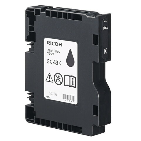 【在庫目安:あり】【送料無料】リコー 515946 RICOH SGカートリッジ ブラック GC 43K| インク インクカ..