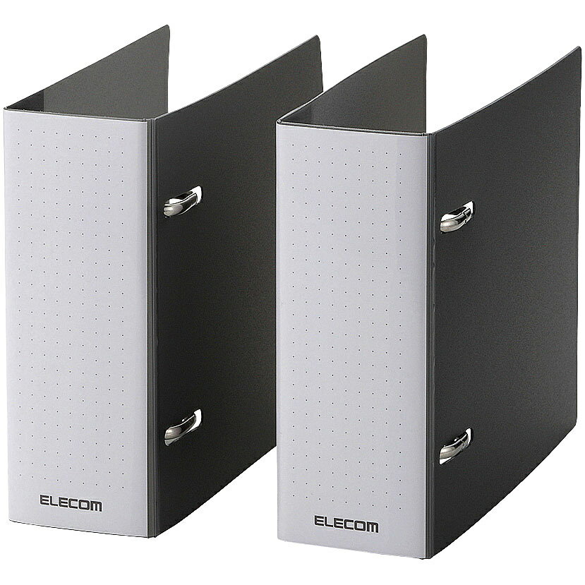 ELECOM CCD-B02WBK 不織布ケース専用バインダー/ 2冊セット/ 36枚収納/ ブラック【在庫目安:お取り寄せ】