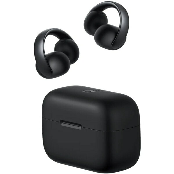 【送料無料】アンカー・ジャパン A3388N11 Soundcore AeroClip （Bluetooth 5.4） ミッドナイトブラック【在庫目安:お取り寄せ】