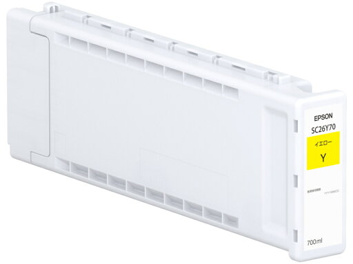 【送料無料】EPSON SC26Y70 SureColor用 インクカートリッジ/ イエロー(700ml)【在庫目安:お取り寄せ】| インク インクカートリッジ インクタンク 純正 純正インク 【送料無料】EPSON SC26Y70 SureColor用 インクカートリッジ/ イエロー(700ml)【在庫目安:お取り寄せ】| インク インクカートリッジ インクタンク 純正 純正インク