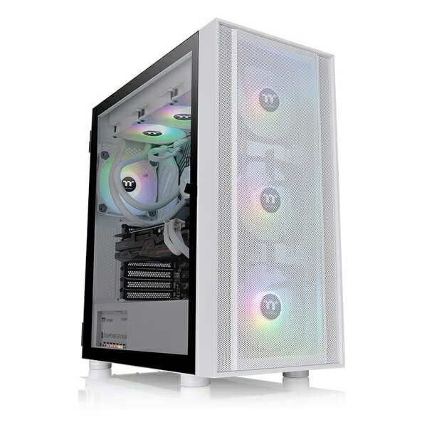 【送料無料】Thermaltake CA-1T9-00M6WN-01 ミドルタワー型PCケース H570 TG ARGB Snow -White-【在庫目安:お取り寄せ】