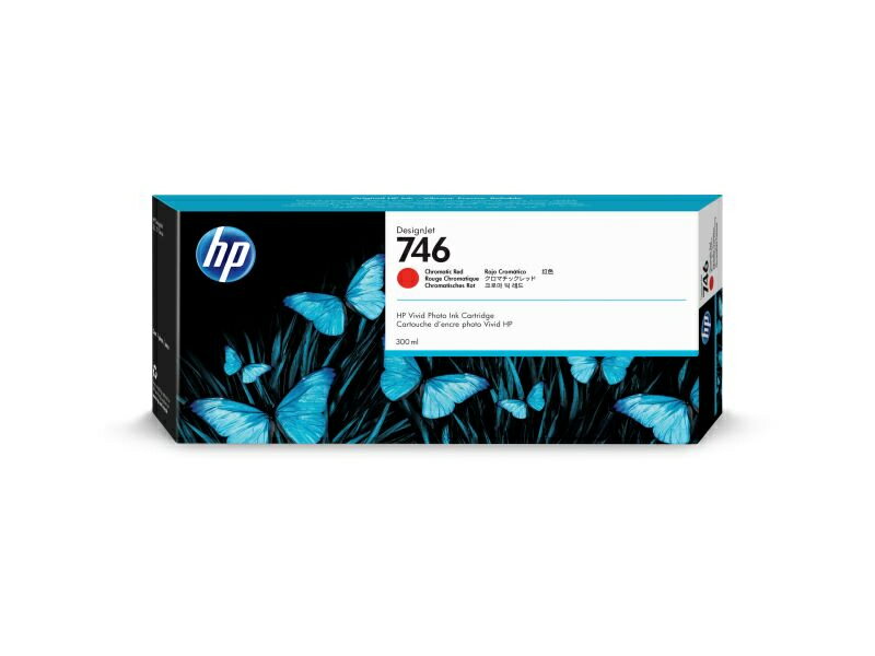 【送料無料】P2V81A HP 746 インク CRレッド 300ml【在庫目安:僅少】