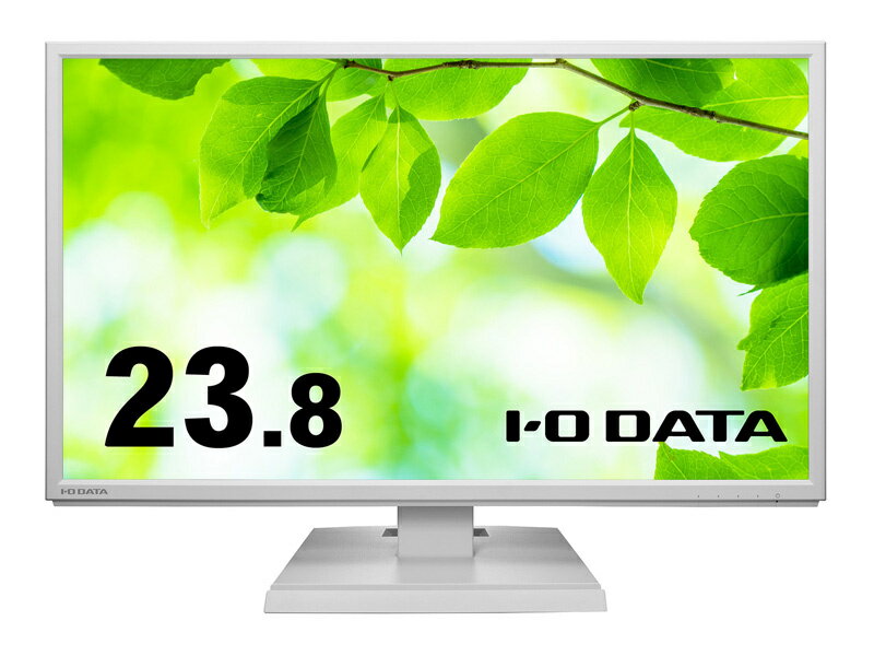 楽天PC＆家電《CaravanYU 楽天市場店》【在庫目安:あり】【送料無料】IODATA LCD-DF241EDW-A 液晶ディスプレイ 23.8型/ 1920×1080/ HDMI、DisplayPort/ ホワイト/ スピーカー：あり/ 「5年保証」広視野角ADSパネル/ 「5年保証」「無輝点保証」| 家電 ディスプレイ ディスプレー モニター モニタ