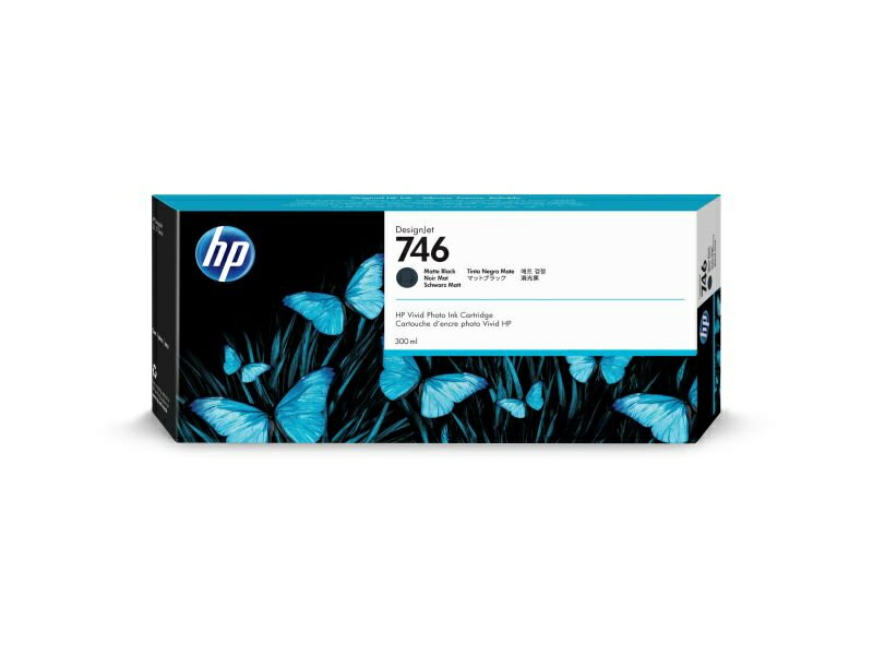 【送料無料】P2V83A HP 746 インク マットブラック 300ml【在庫目安:お取り寄せ】| インク インクカートリッジ インクタンク 純正 純正インク