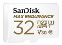 SanDisk SDSQQVR-032G-JN3ID MAX Endurance ϋv microSDHCJ[h 32GBy݌ɖڈ:񂹁z